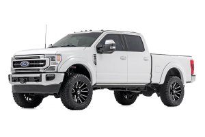 Ford F-250 Super Duty Fender Flares - Rough Country - Sport - UM Agate Black - '17-'22